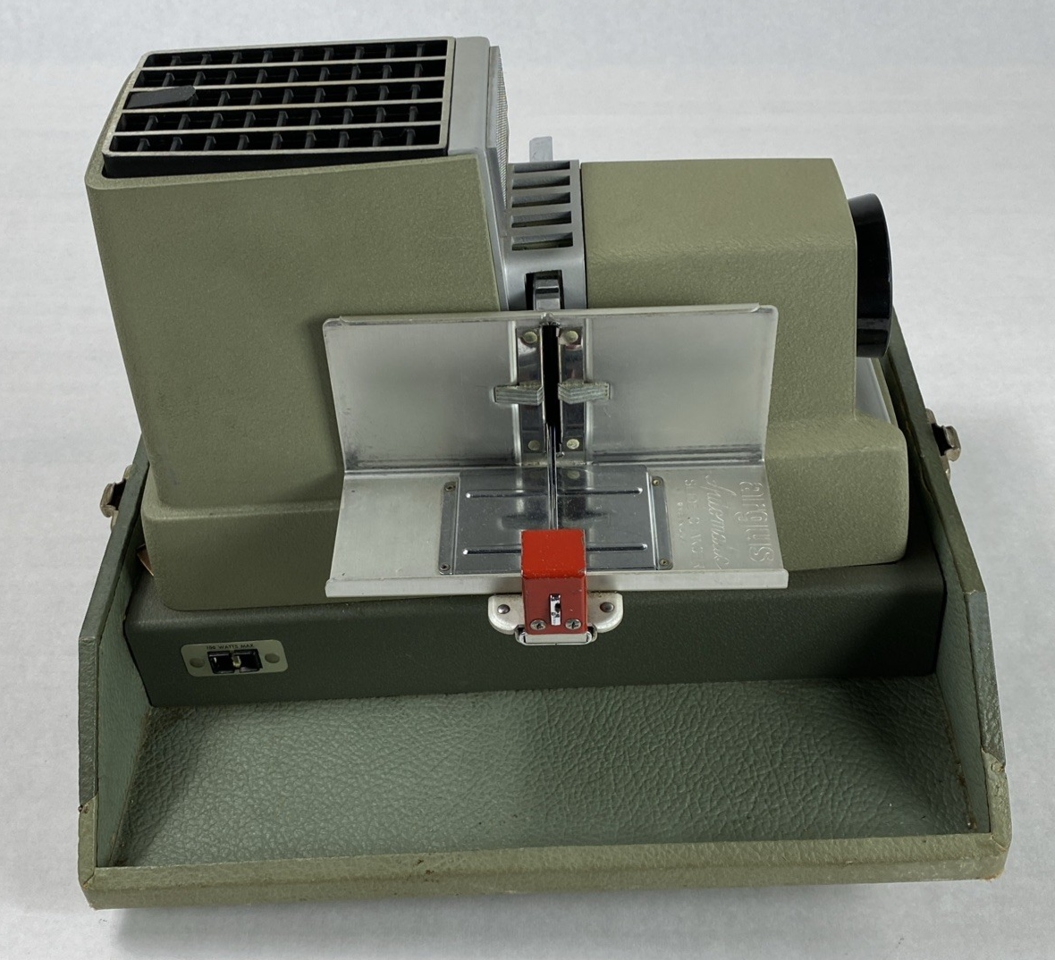 Argus 500 Model V Vintage 35mm Slide Projector Power Tested