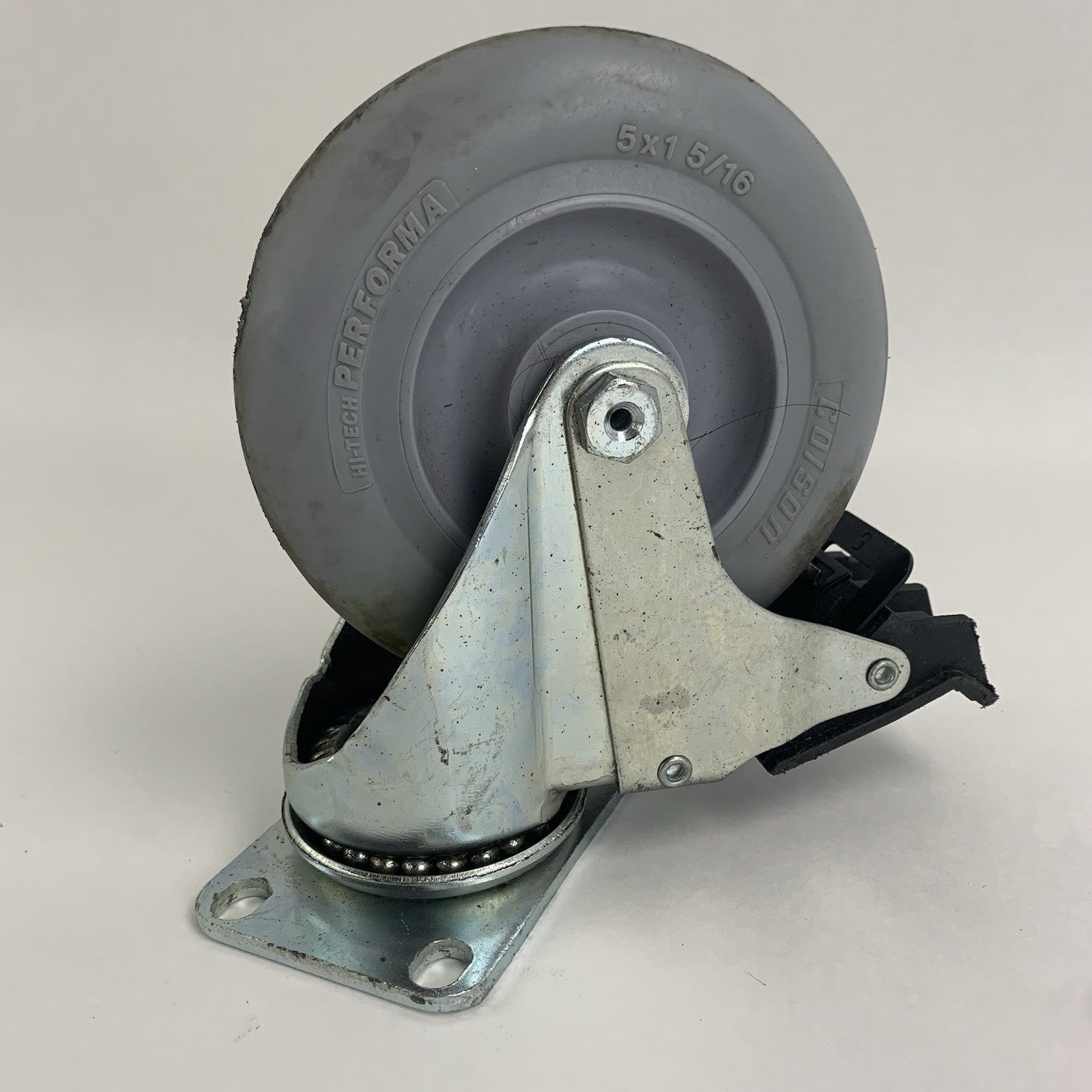 Colson 5" Rubber Performa Swivel Locking Casters Lot of 4x4