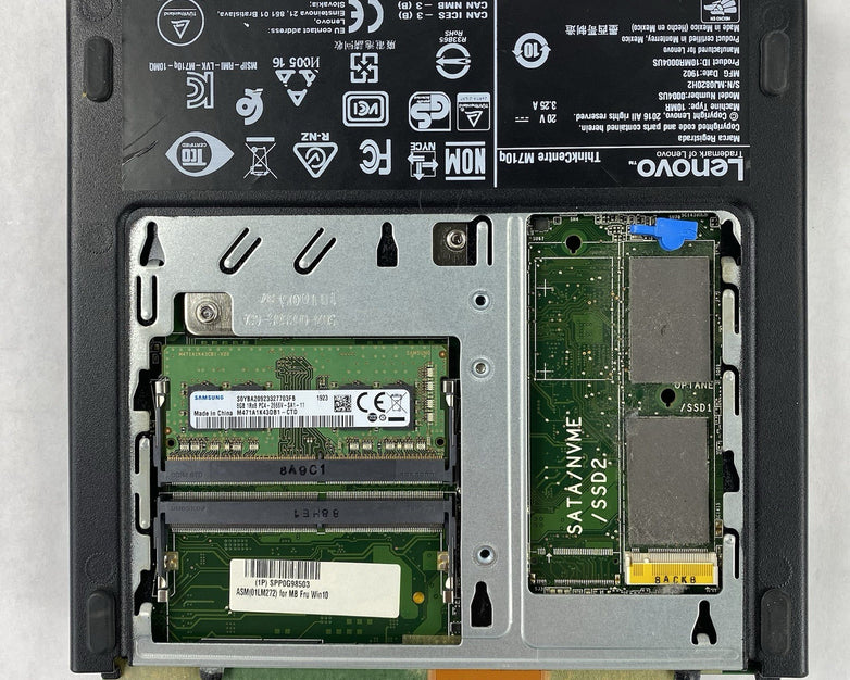 Lenovo ThinkCentre M710q Micro Intel Core i5-7500T 2.7GHz 1x8GB RAM No HDD/OS/AC