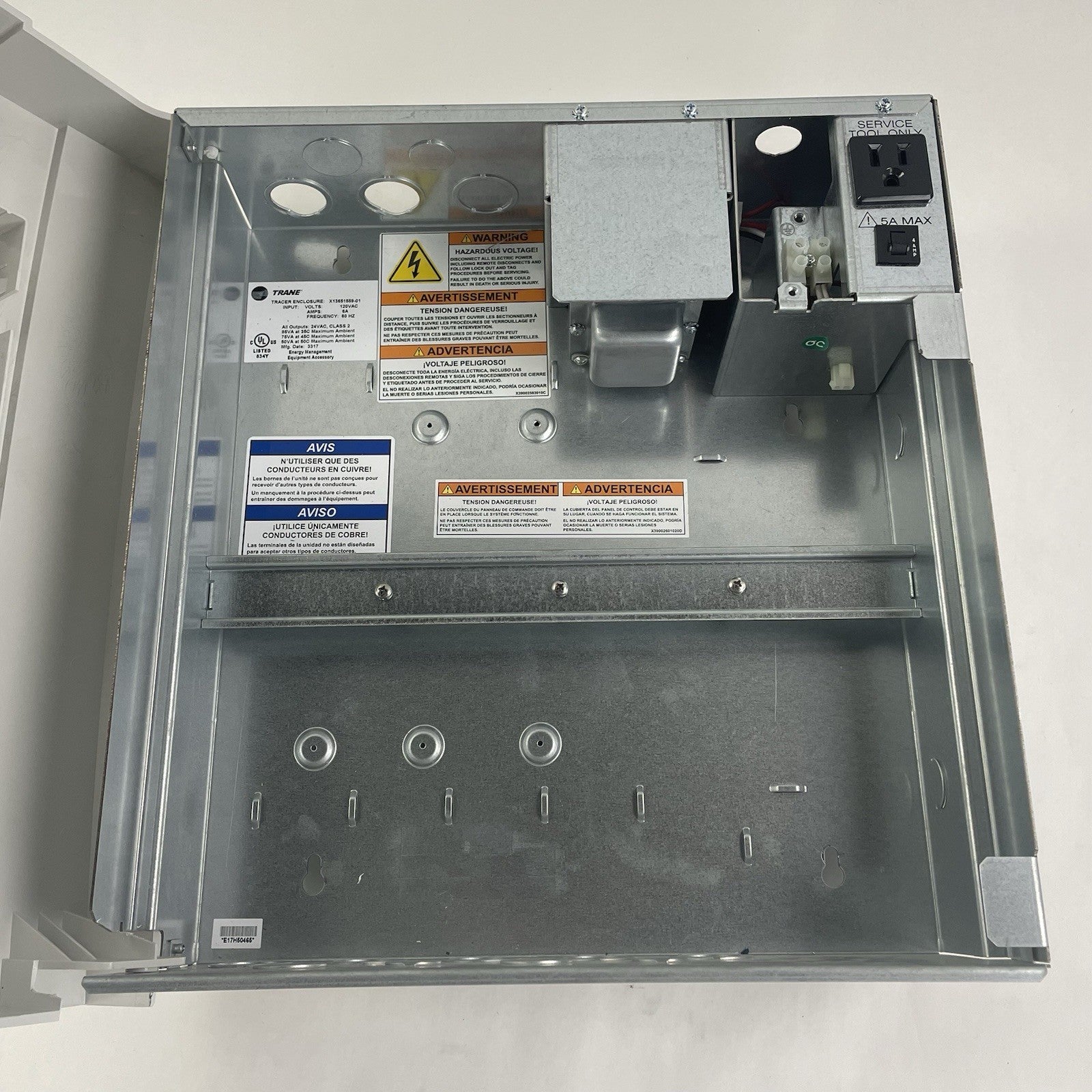 Trane Tracer Building Automation Controller Enclosure X13651559-01 HVAC2