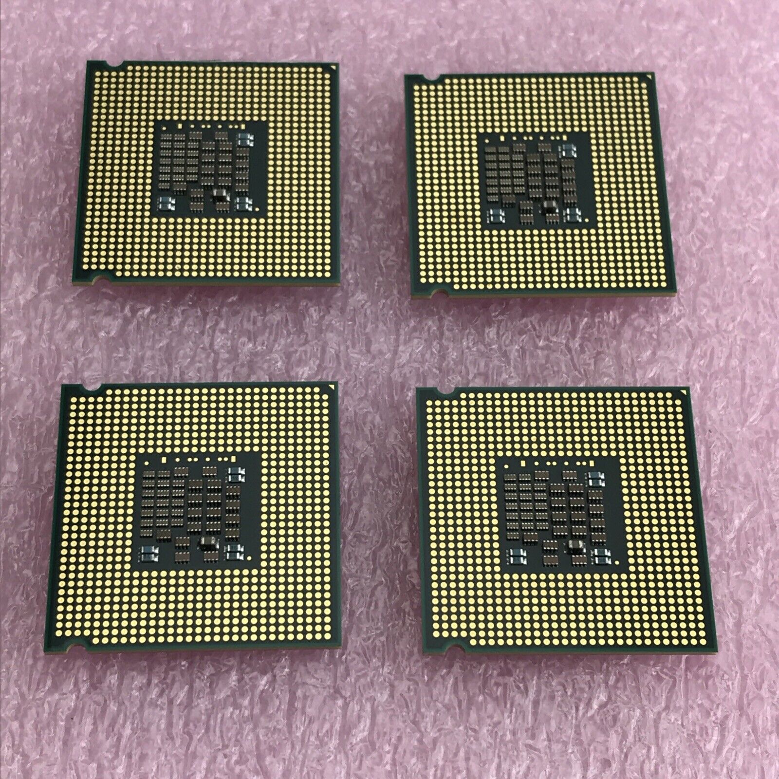 Lot of 4 Intel Xeon E5160 Dual-Core 3.0GHz SL9RT CPU Socket LGA771