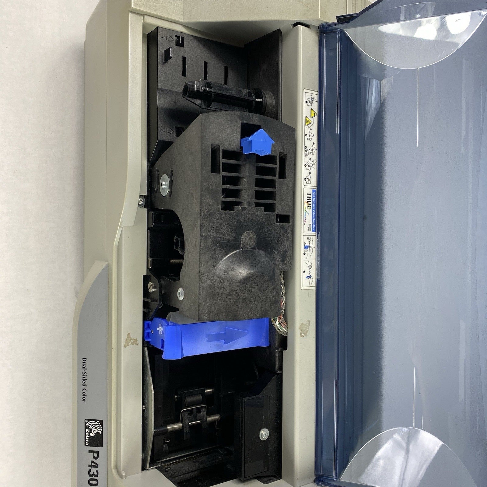 Zebra P430i Dual-Side Color USB ID Card Printer - Parts or Repair