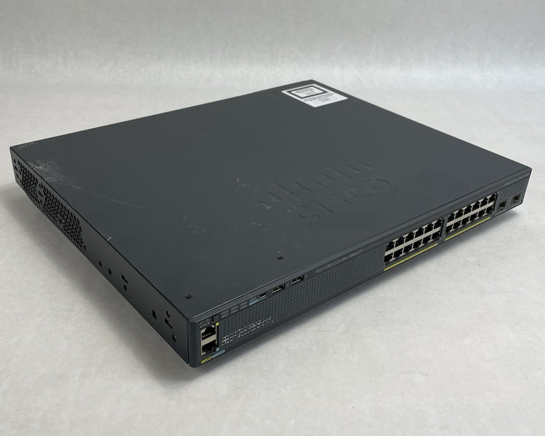 Cisco WS-C2960X-24PD-L V03 Tested & Reset No Rack Ears