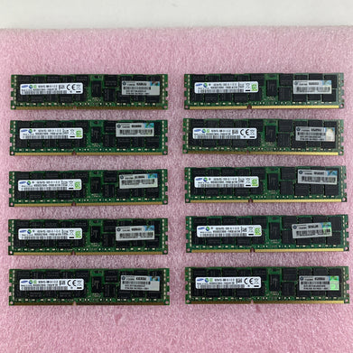 Samsung M393B2G70BH0-YH9Q8 16GB 2RX4 PC3L-10600R Server Ram Lot of 10