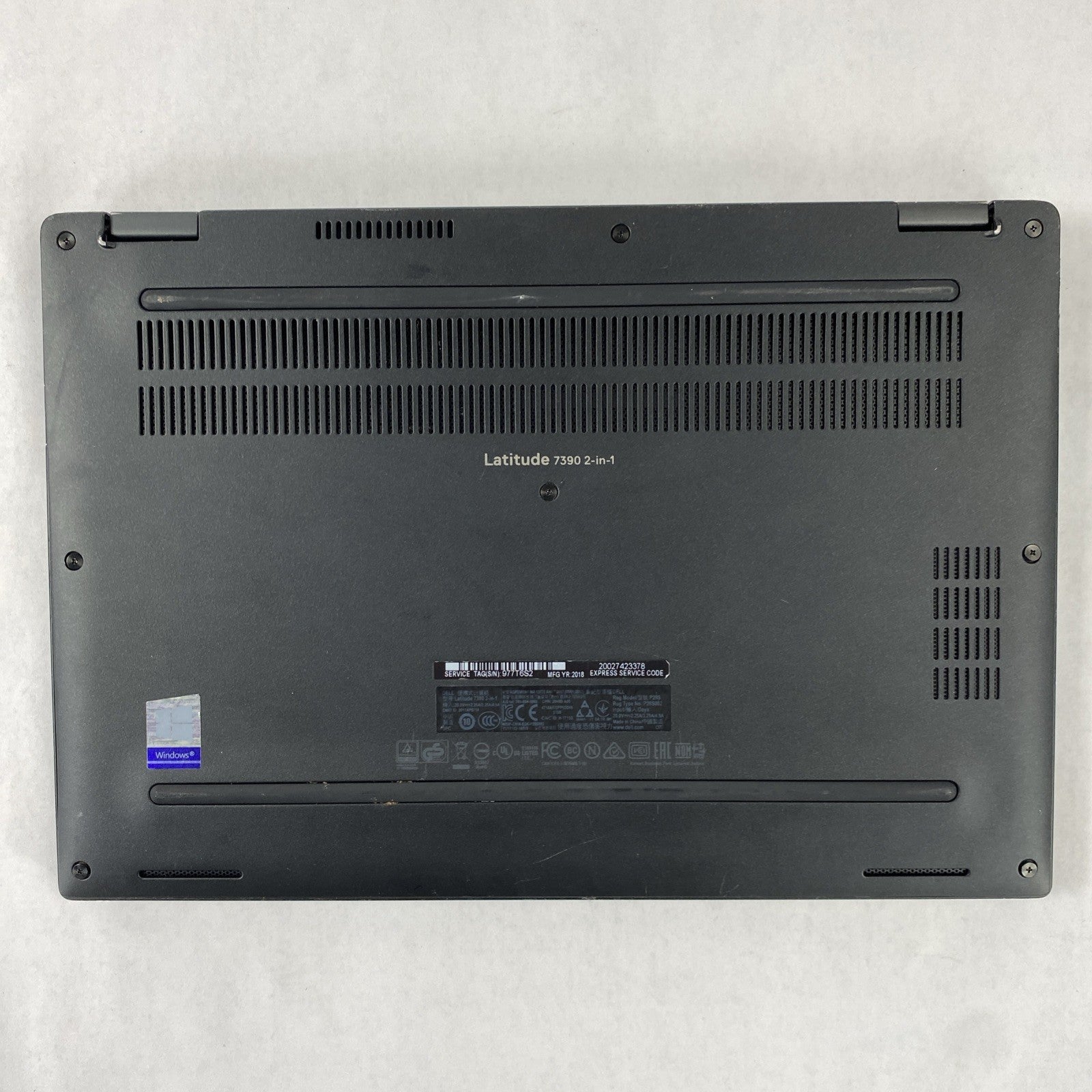 Dell Latitude 7390 2 in 1  13.3" Touch i5-8350U 1.7GHz 8GB RAM No Battery/HDD/OS