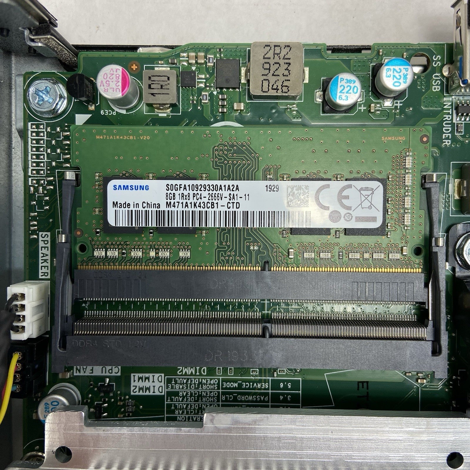 Dell Optiplex 7070 Micro Intel Core i7-9700T 2GHz 8GB RAM No AC/HDD/OS11