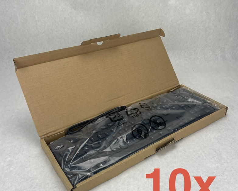 HP 803181-001 Slim USB Wired Enhanced Keyboard KBA211 Lot of 10
