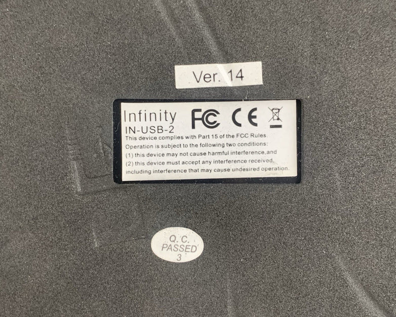 Infinity IN-USB-2 USB Dictation Foot Switch
