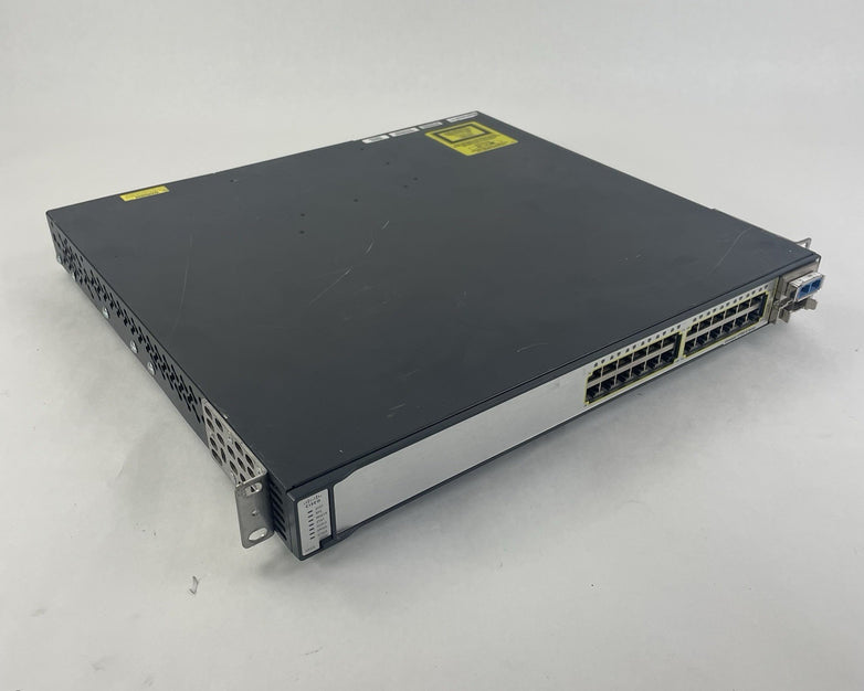 Cisco Catalyst WS-C3750E-24TD-S V02 24-Port Network Ethernet Switch - Tested