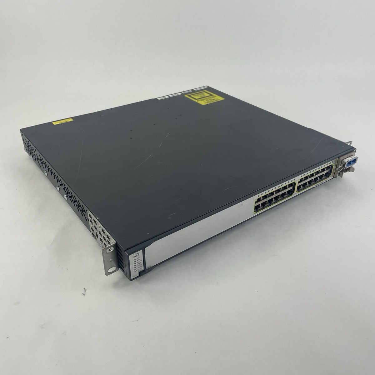 Cisco Catalyst WS-C3750E-24TD-S V02 24-Port Network Ethernet Switch - Tested0