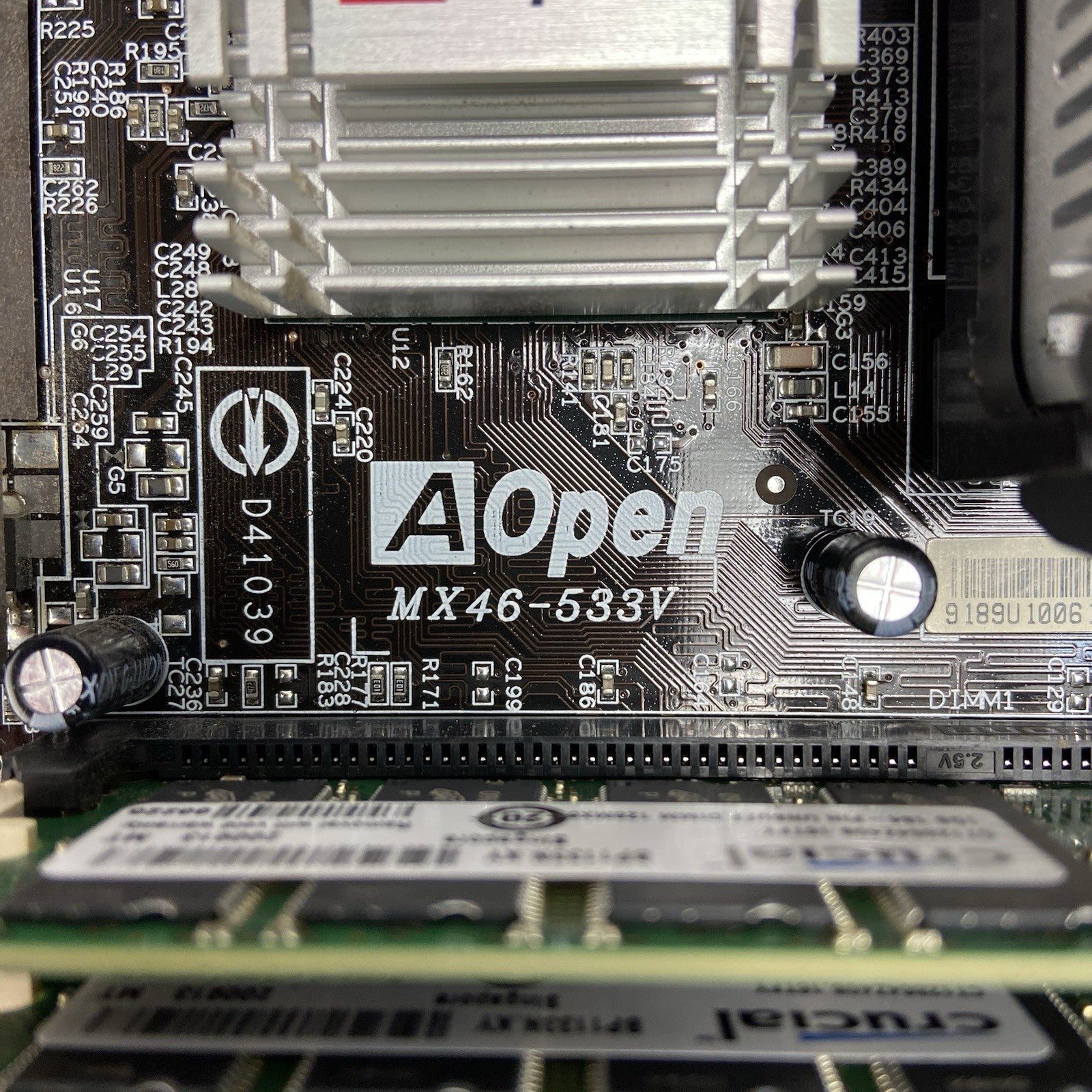 AOpen MX46-533V Motherboard Intel Pentium II 750MHz 2GB RAM w/IO Shield6