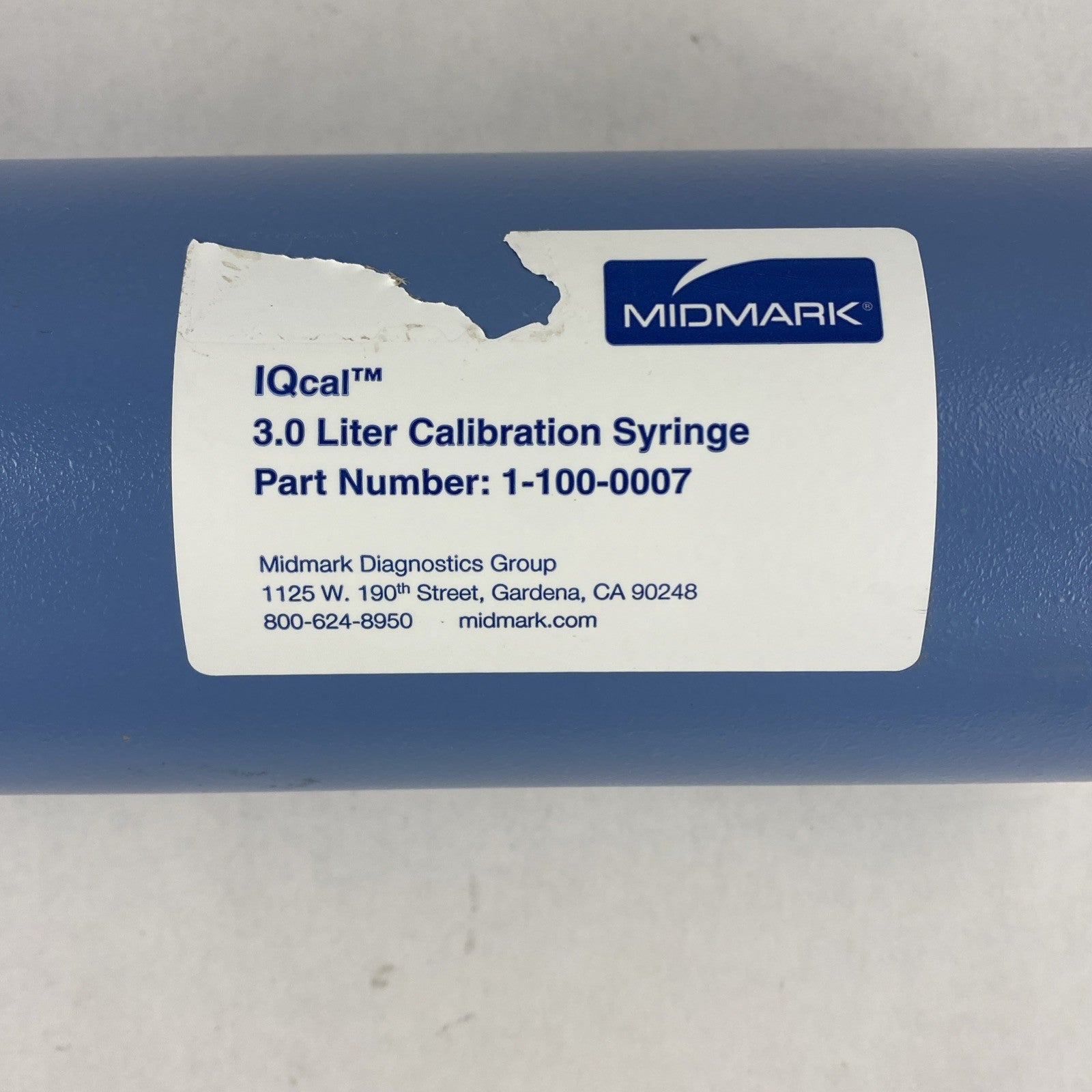 Midmark IQcal 1-100-0007 3.0 Liter Calibration Syringe7