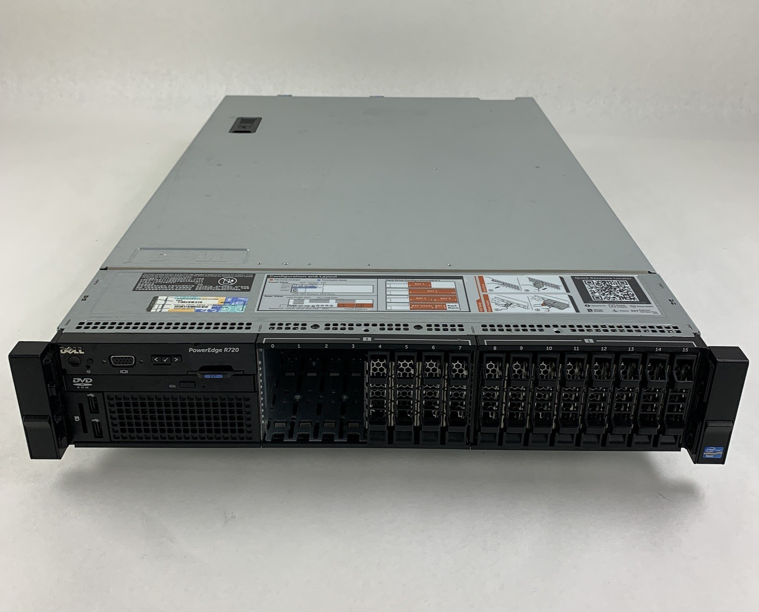 Dell PowerEdge R720 Server 1x Xeon E5-2640 2.5 GHz 32 GB Ram No OS No HDD