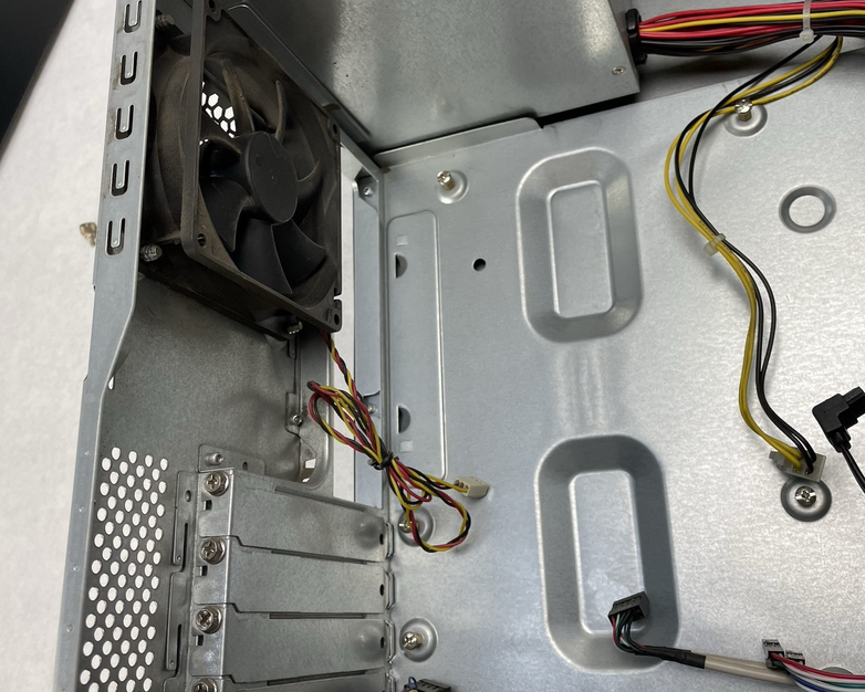 Vintage Retro Black Sleeper Build mATX Case Barebones 300w Power Supply