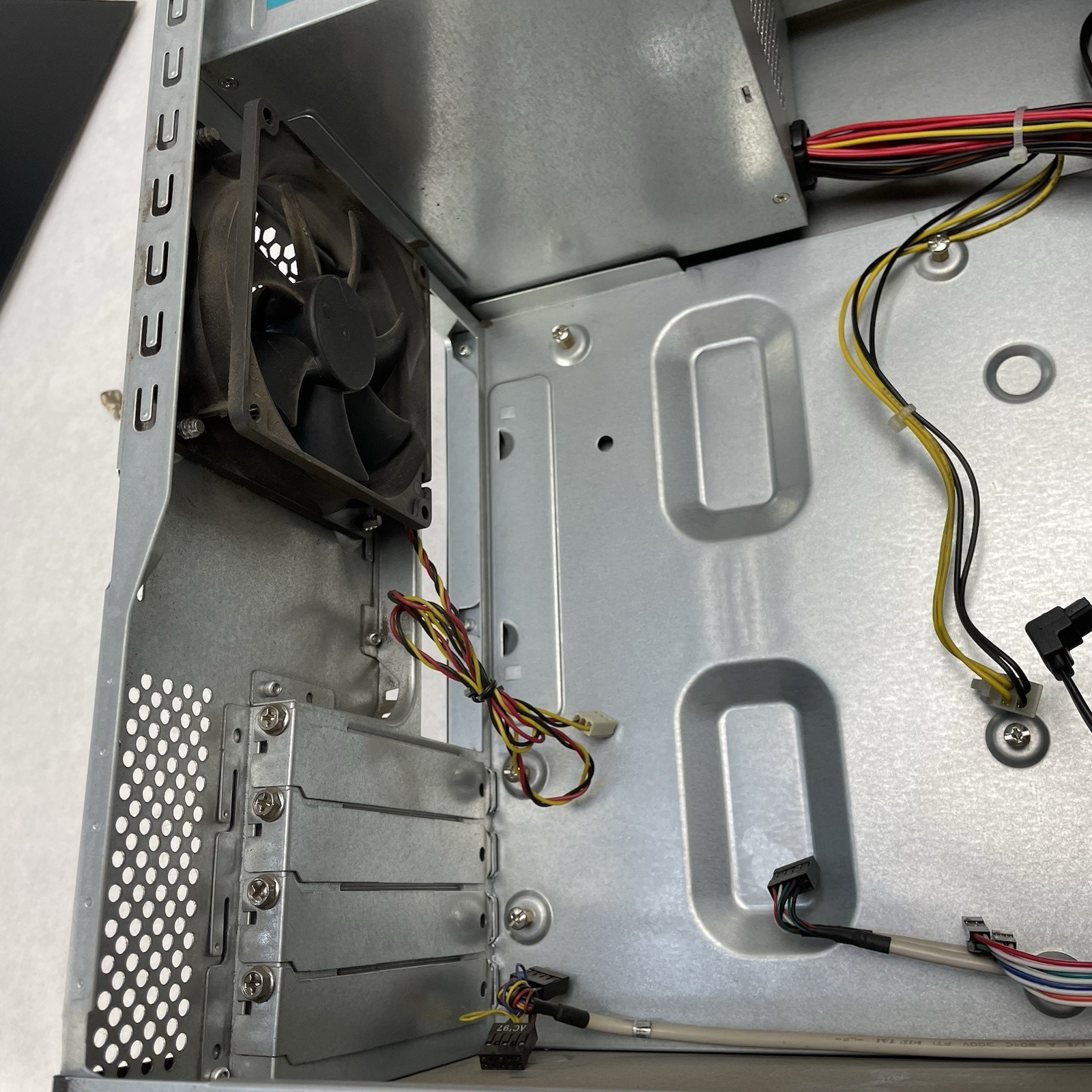 Vintage Retro Black Sleeper Build mATX Case Barebones 300w Power Supply