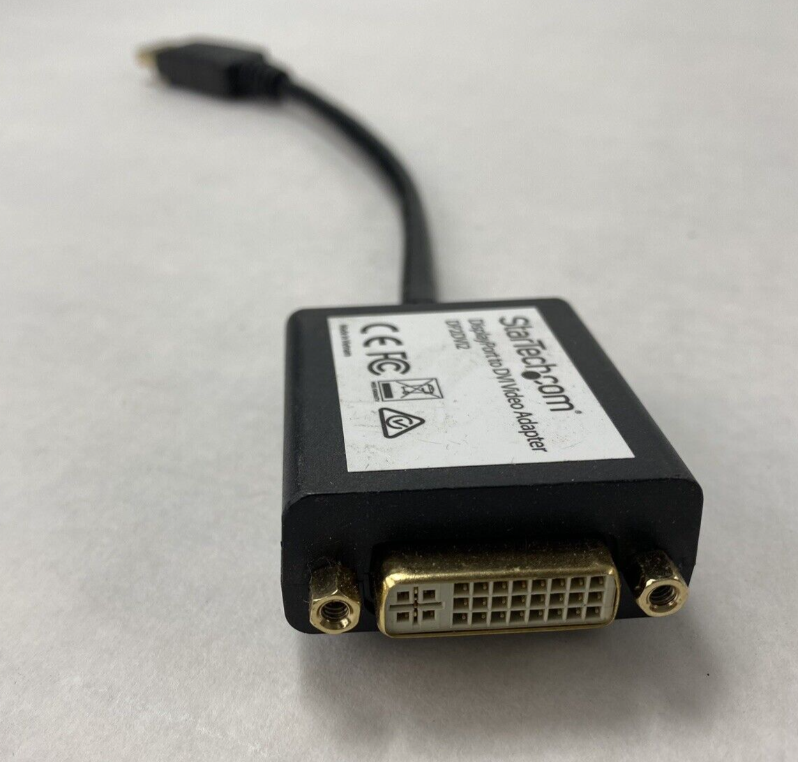 Lot of 10 Startech DP2DVI2 DisplayPort Male to DVI Female Adapter