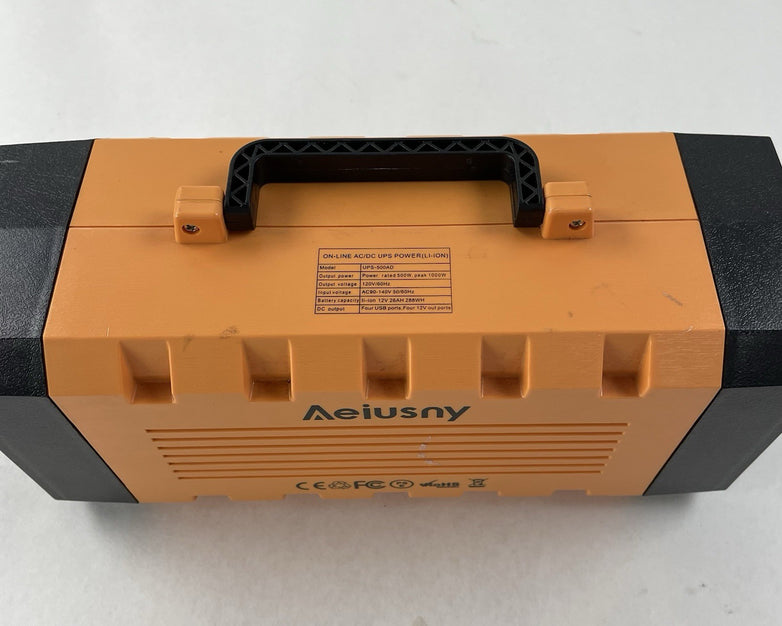 Aeiusny UPS-500AD Solar Generator Portable Power Station Used
