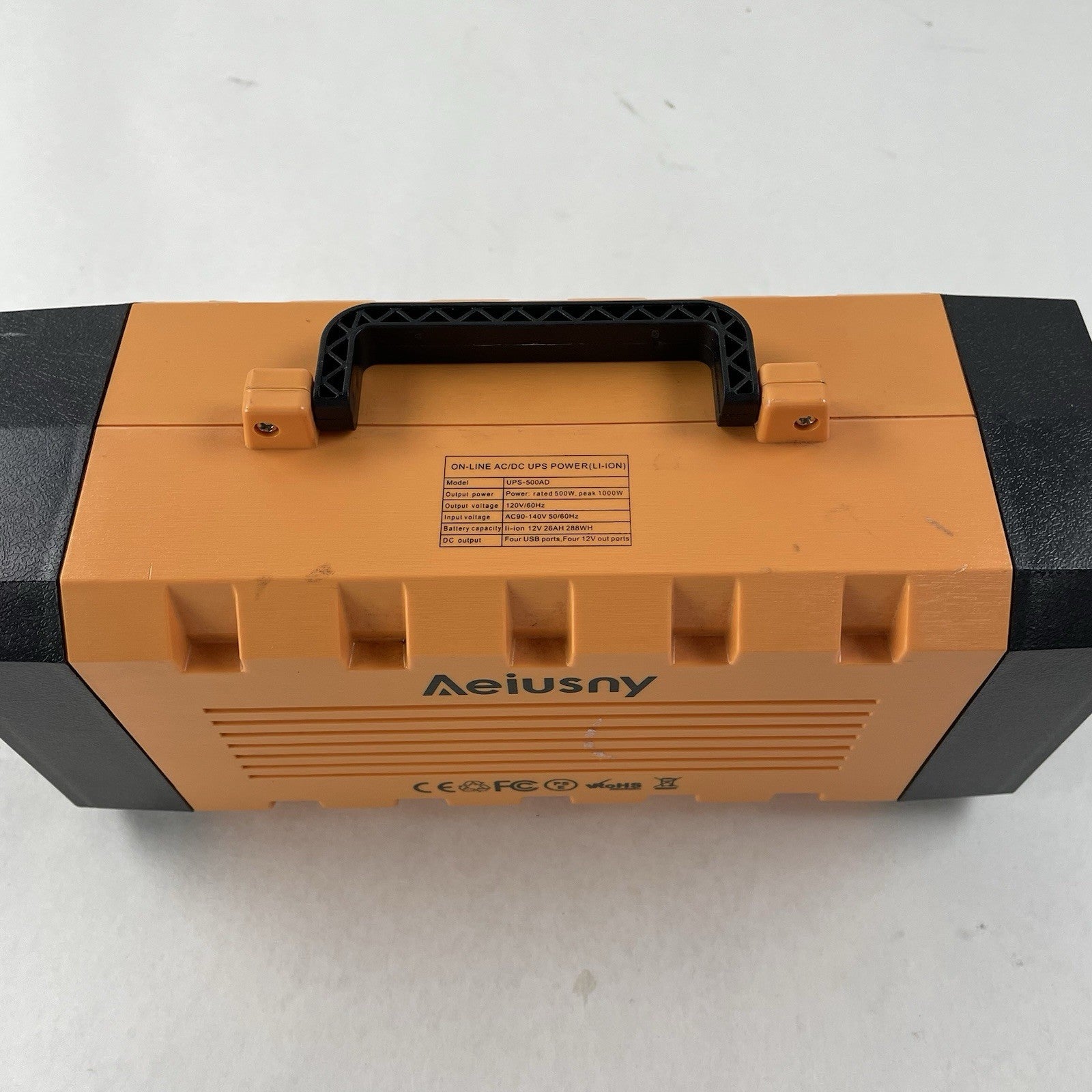 Aeiusny UPS-500AD Solar Generator Portable Power Station Used