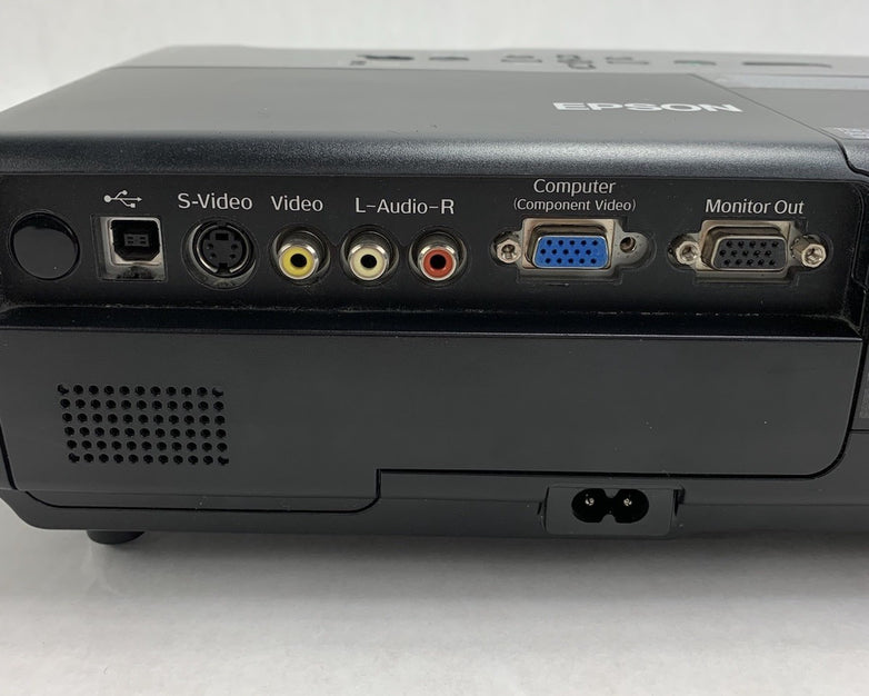 Epson EMP-X5 PowerLite 77c LCD Lamp Projector 1187 Lamp Hours No Remote