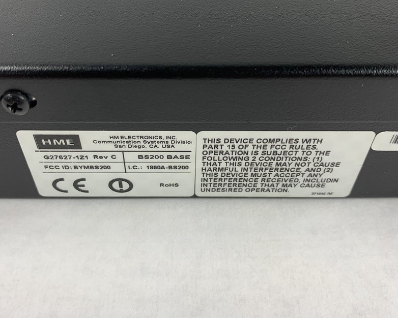 HME DX200 Wireless Intercom System Base Station Only