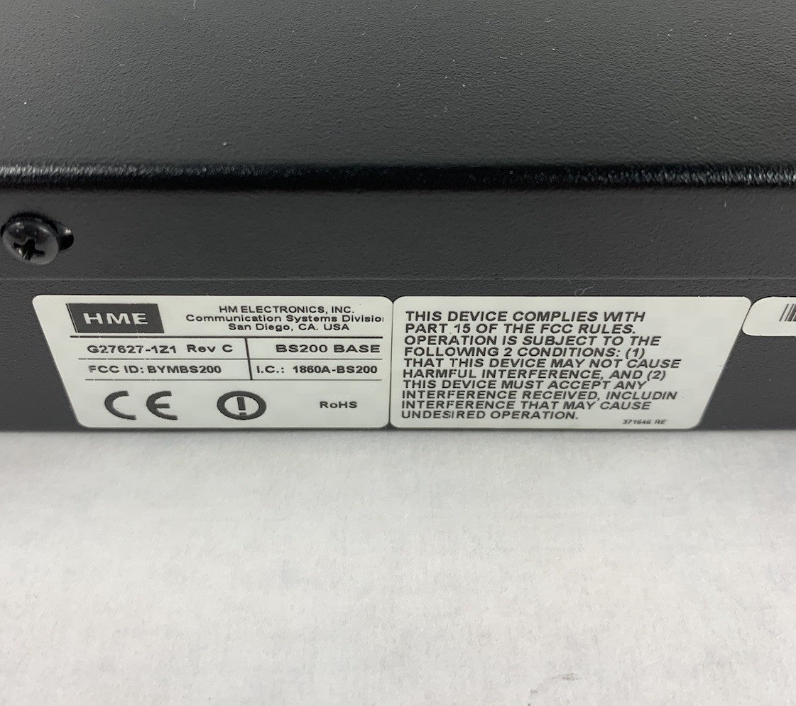HME DX200 Wireless Intercom System Base Station Only