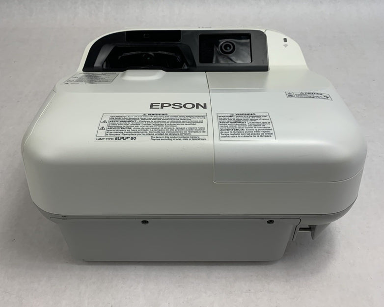 Epson H599A BrightLink 595Wi LCD Lamp Projector 38 Lamp Hours No Remote