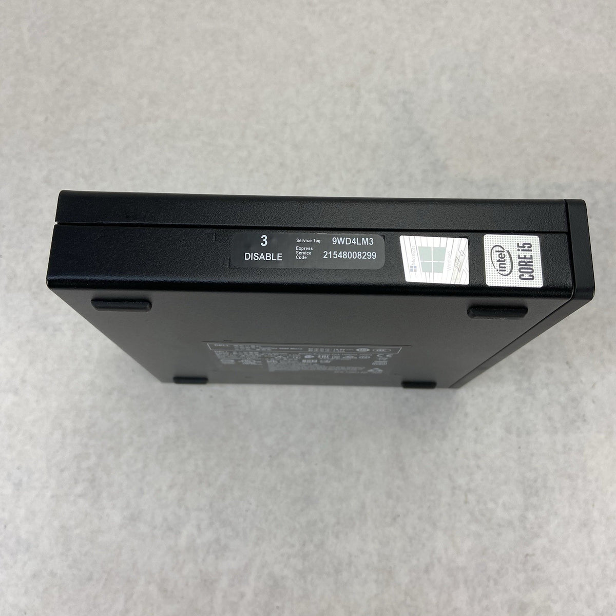 Dell Optiplex 3090 Micro Intel Core i5-10500T  2.3GHz 8GB RAM No AC/HDD/OS3