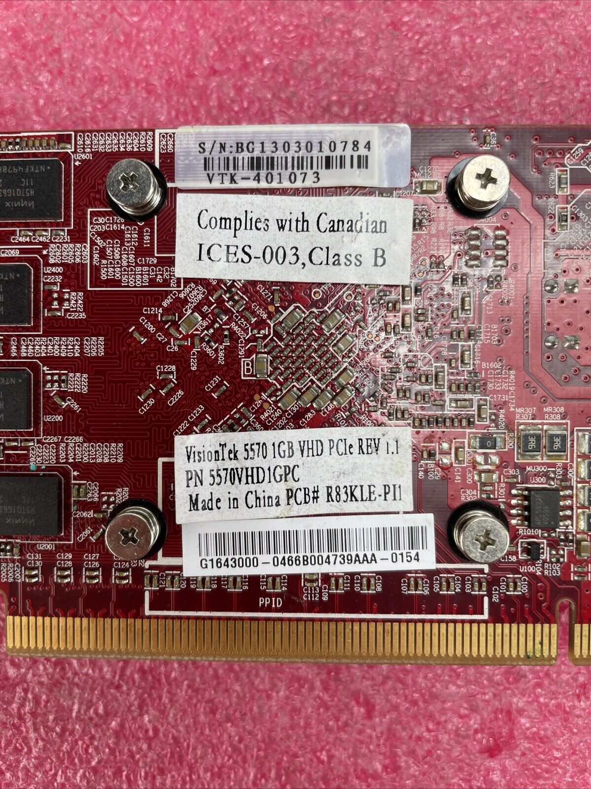 VisionTek 5570 1GB VHD CTK-401073 PCIe Graphics Card