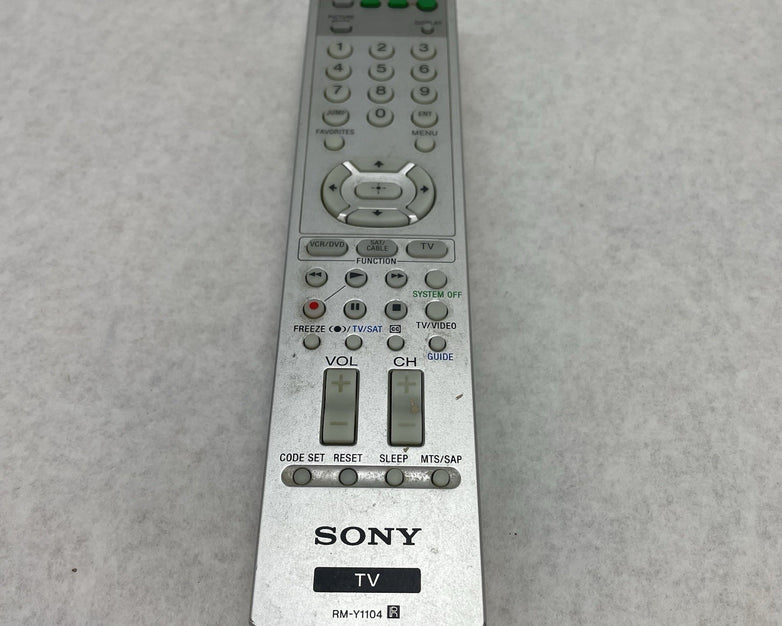 Sony RM-Y1104 TV Remote Control w/ Battery Cover OEM