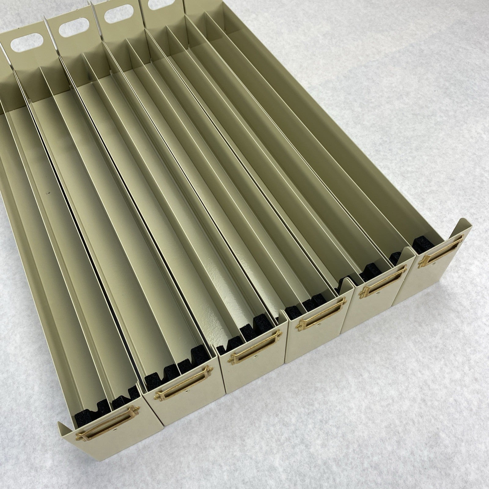 Fisherbrand 07212103 Six Microscope Slide Storage Divided Drawers Light Tan4