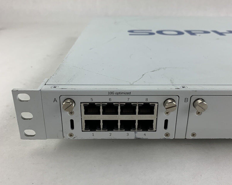 Sophos SG 430 Firewall Security Appliance W/8 GbE Port Module No HDD No OS