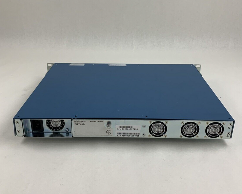 Palo Alto Networks PA-820 Firewall Security Appliance NO OS No HDD