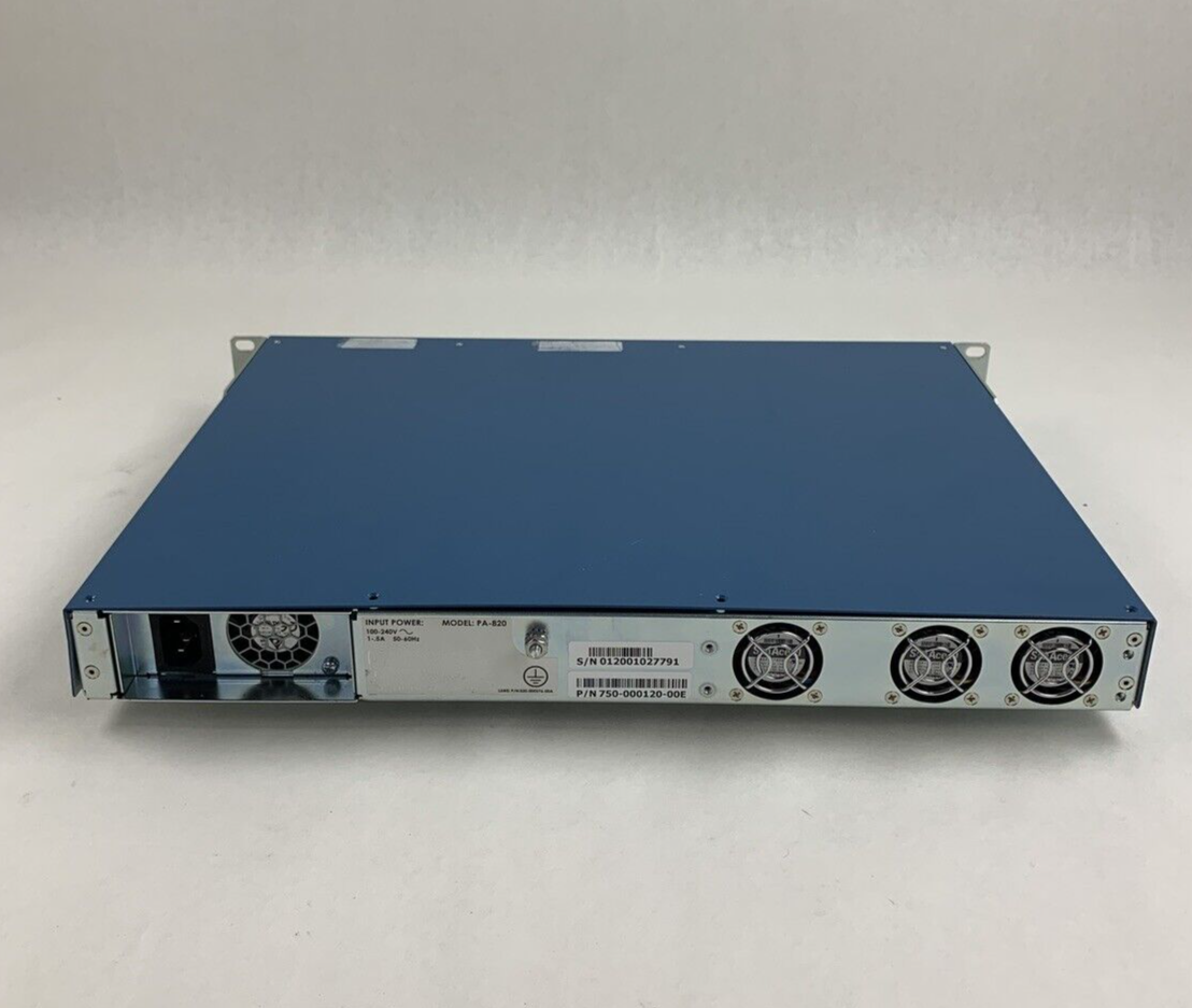 Palo Alto Networks PA-820 Firewall Security Appliance NO OS No HDD