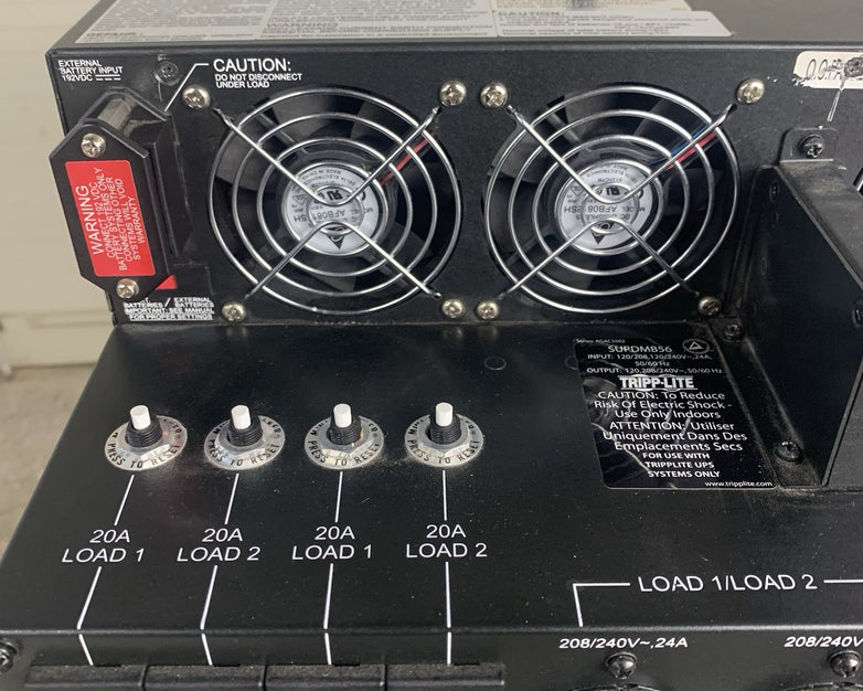 Tripp Lite SU5000RT4U Smart On-Line UPS w/ SUPDMB56 No Batts Untested