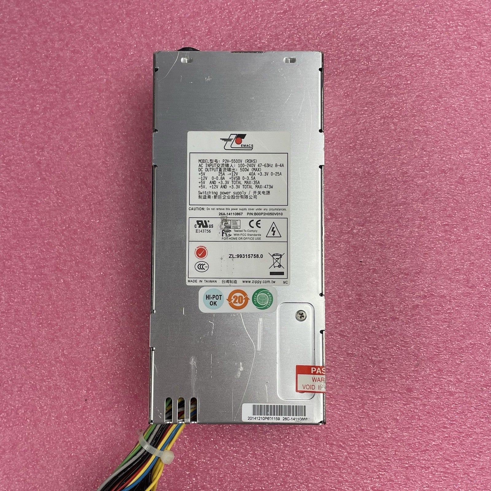 EMACS P2H-5500V 473W Switching Power Supply