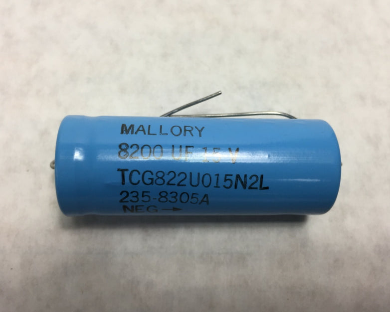 Lot of 4 Mallory TCG822U015N2L 8200UF 15V 235-8305A NOS