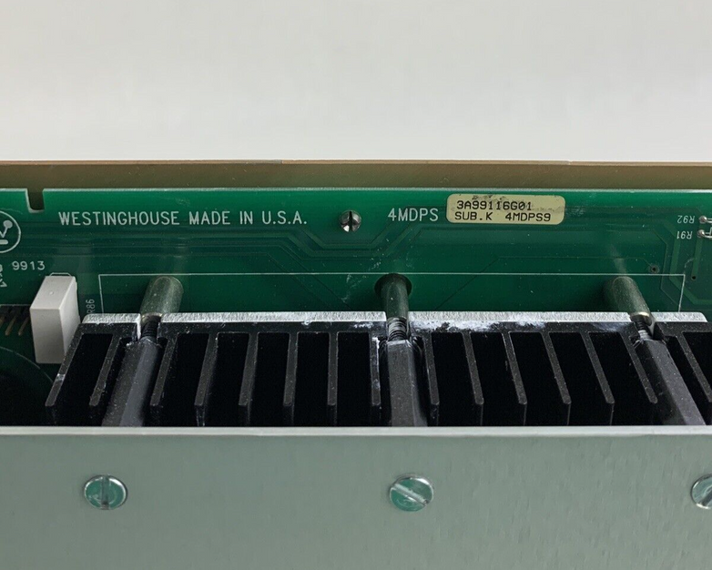 Westinghouse WDPF Power Supply MPS512-PFC Untested