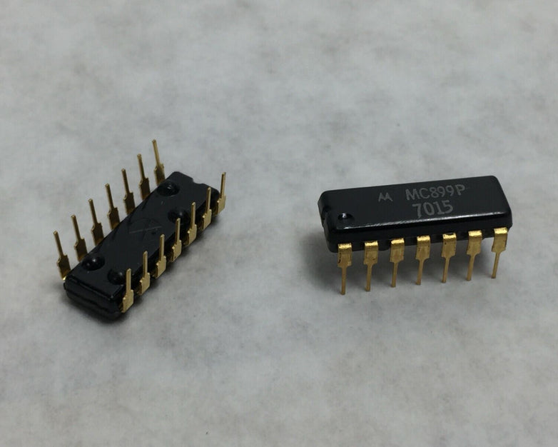 Motorola MC899P 14 Pin Gold Dip IC (Lot of 5)