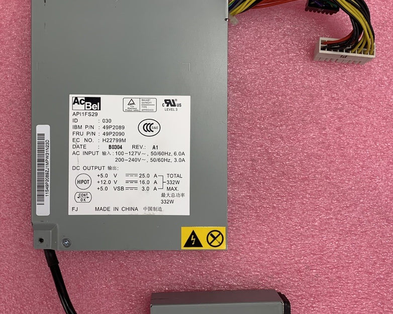 AcBel API1FS29 49P2089 332W Computer Power Supply