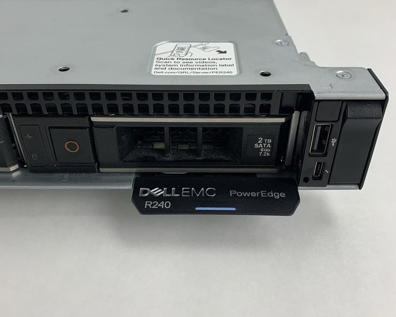 Dell EMC PowerEdge R240 Empty Barebones Chassis w/ Backplane No Ram No CPU No MB