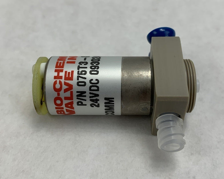 Bio-Chem 075T 24V 075T3-S120 3 Way Syringe Valve