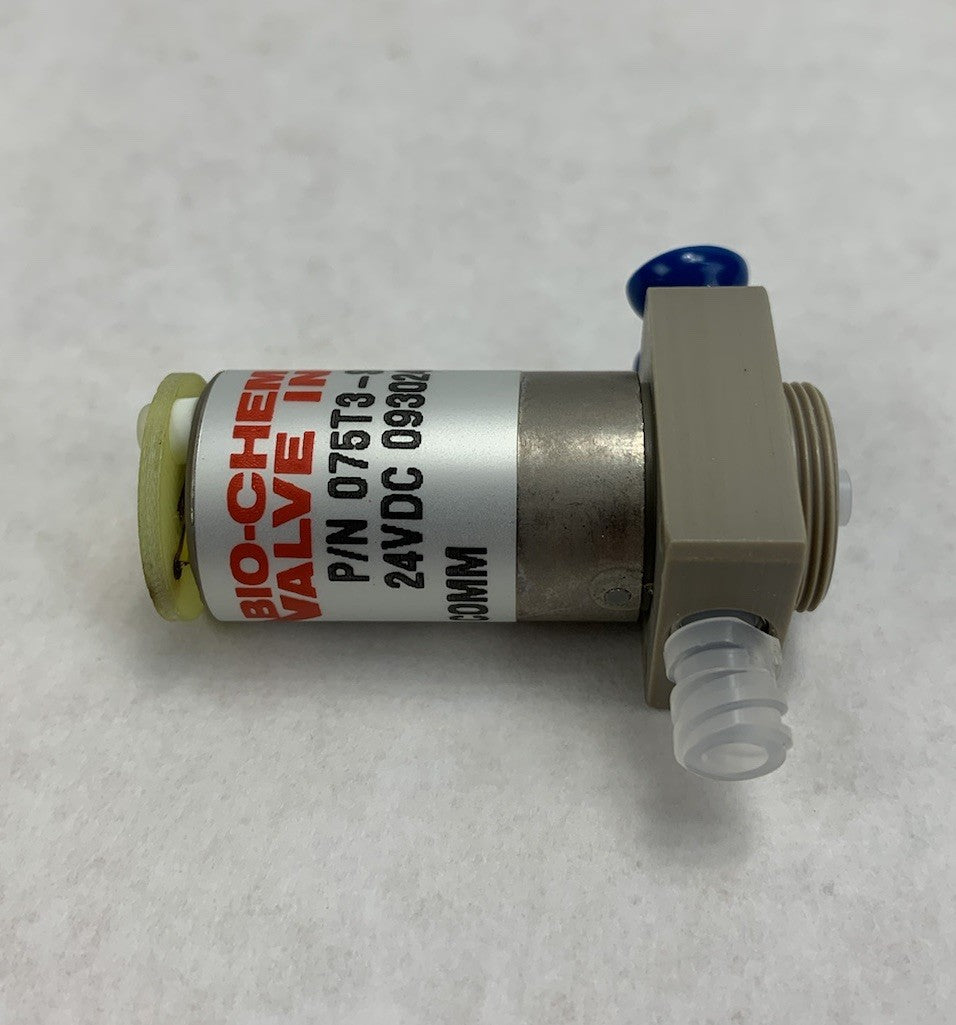Bio-Chem 075T 24V 075T3-S120 3 Way Syringe Valve