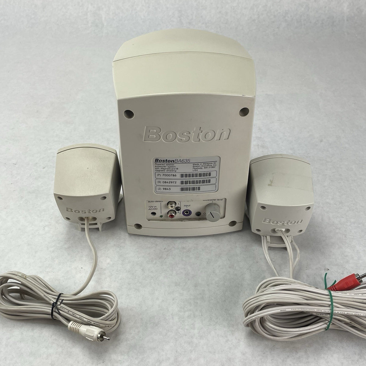 Boston Acoustics BA635 2.1 Speaker Tested With Power Cord4