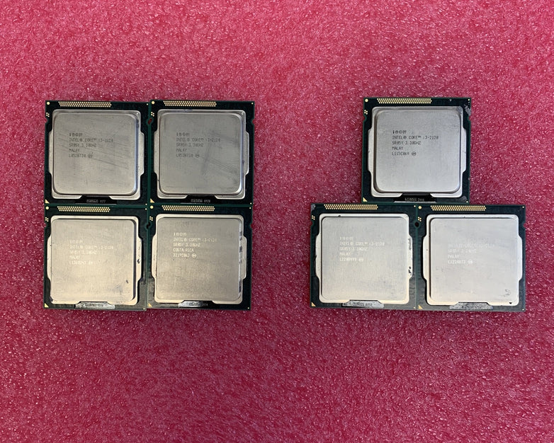 Intel Core i3-2120 SR05Y 3.3GHz Processor (Lot of 7)