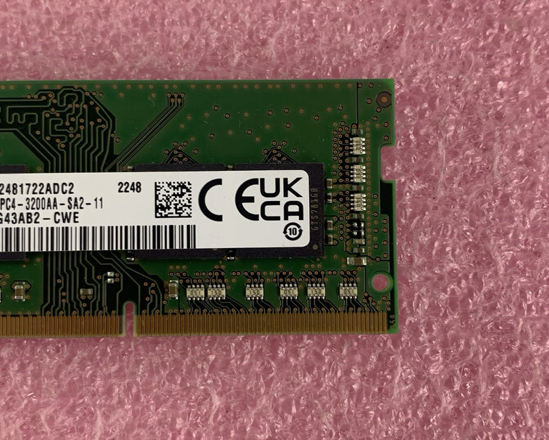 Samsung M471A2G43AB2-CWE  16 GB DDR4 SO-DIMM PC4-3200 260-Pin Laptop Memory Ram