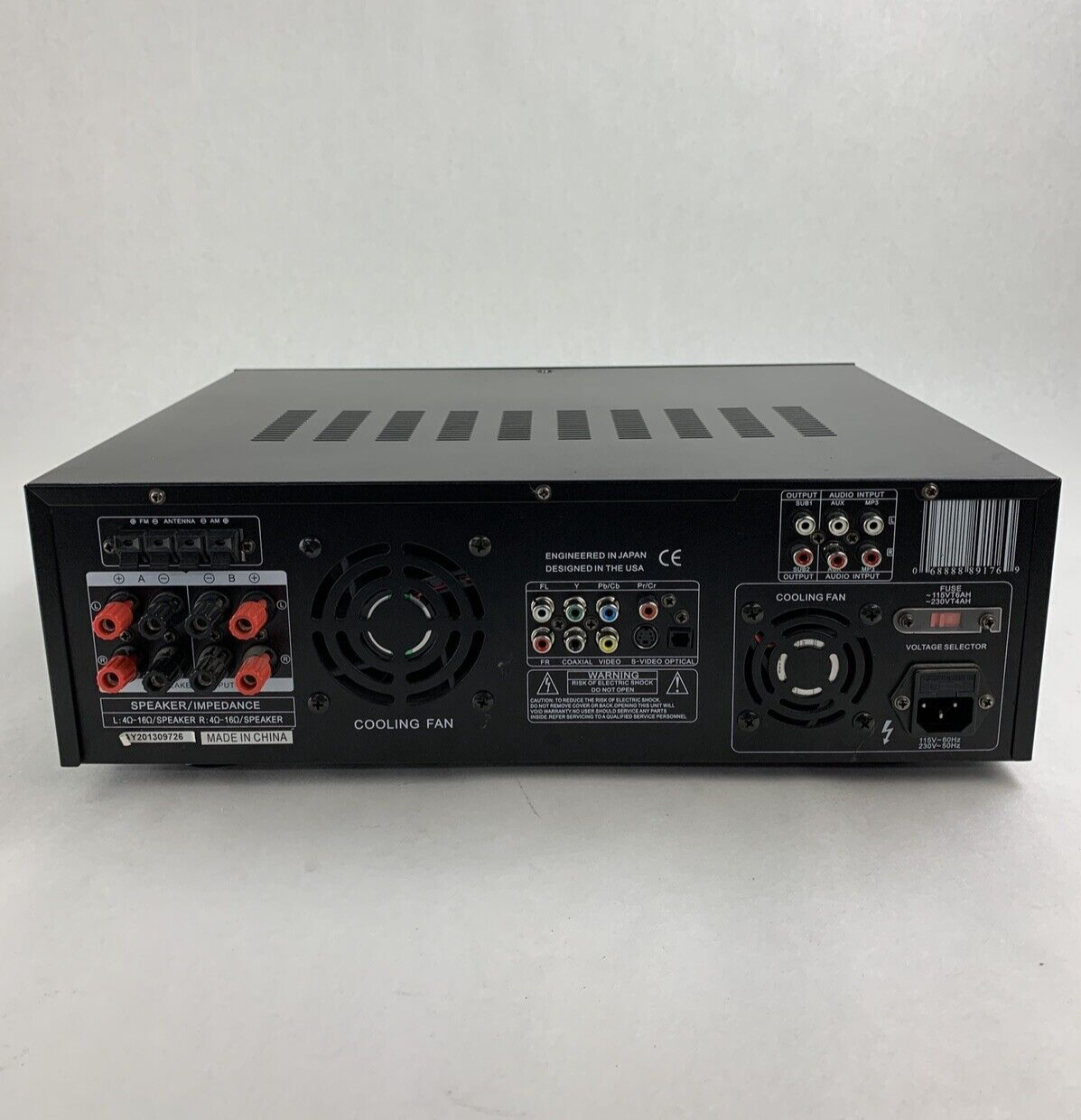Pyle PD1000A Home and Office AMP Receiver Stereo Tested No Remote