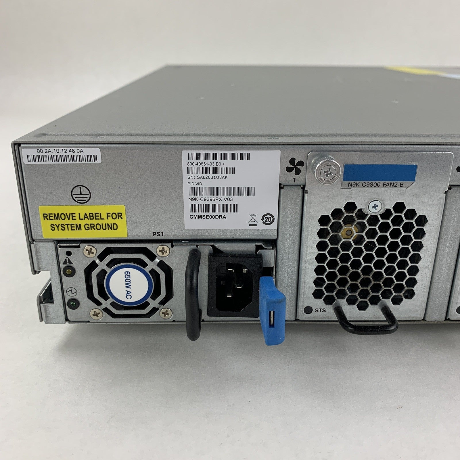 Cisco Nexus  N9K-C9396PX 48 Port 10 Gigabit SFP+ Switch 1x N9K-M12PQ Tested