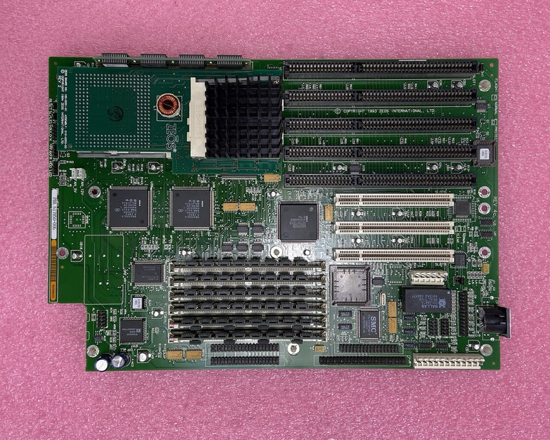 Vintage Zeos Pantera PBA 617850-006 Motherboard Pentium 90MHz 47MB RAM 5X ISA