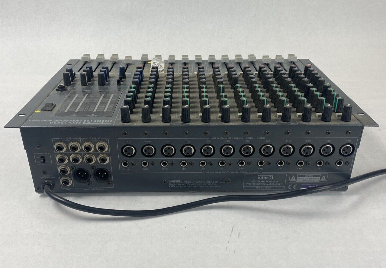 Parts and Repair InterM MX-1242A Professional Audio Mixer