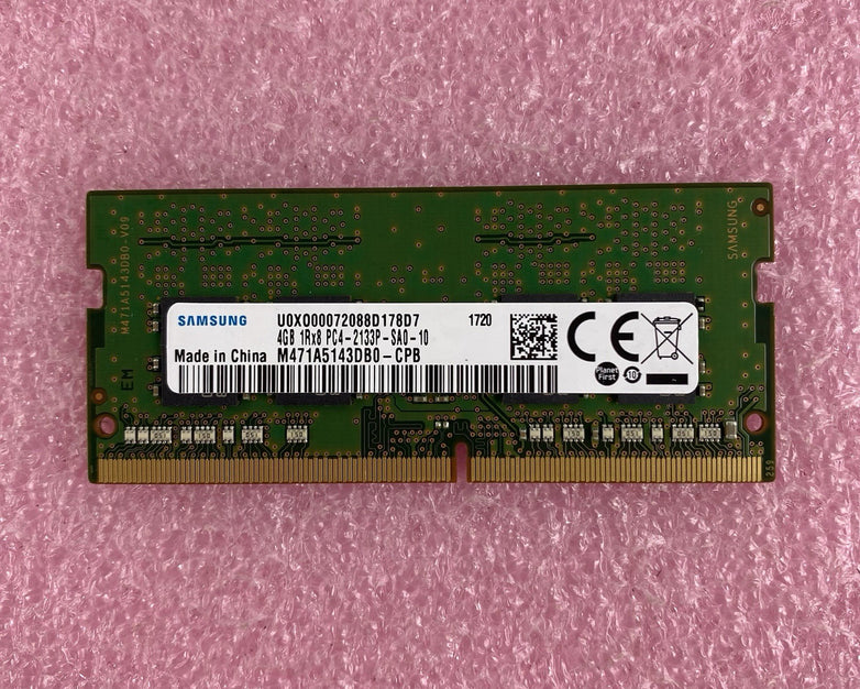 Samsung M471A5143DB0-CPB X2 4GB 1Rx8 PC4-2133P-SA0-10 Computer Ram Lot of 2